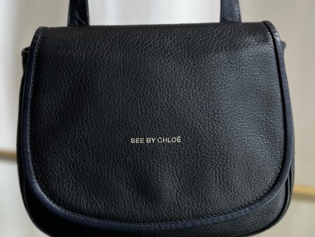 SEE BY CHLOE Black Leather Shoulder Bag For Sale