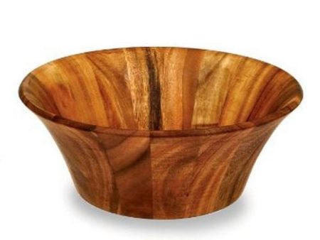 Acacia Grand Fluted Salad Bowl Online