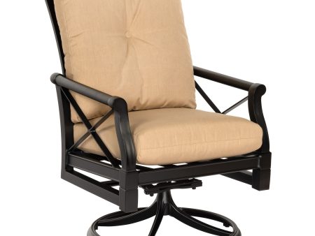 Woodard Andover Cushion Swivel Rocker Dining Chair | 510472 Cheap