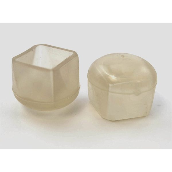 13 16  Square Teardrop Chair Leg Protector | Clear | Item 30-719 on Sale