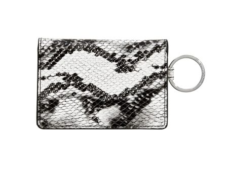 Oventure Leather ID Case Tuxedo Snake For Discount