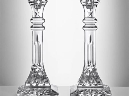 Waterford Lismore 10  Candlestick, Pair For Sale