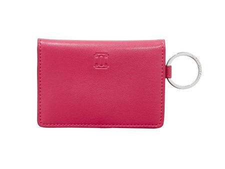 Oventure Leather ID Case Tickled Pink Online now