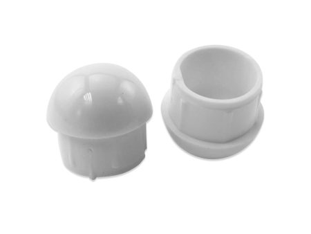 1  Round Dome Chair Leg Insert | White | Item 30-603 Discount