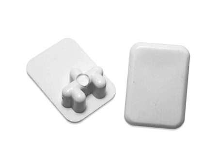 13 16  x 1-1 8  Sling Rail End Cap | White | Item 30-313 on Sale