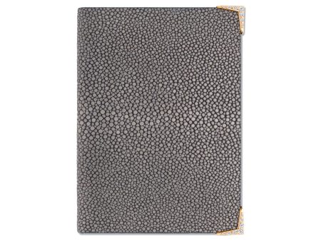 StingHD Diamond-Encrusted Rose Gold & Grey Stingray Leather Wallet Discount