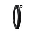 7  Black Vinyl Tire (Set of 2) - Fits 7  O. D. Rim | Item #: 07-307 Fashion