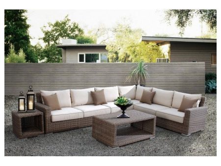 Sunset West Coronado Wicker  6pc Sectional | 2101-SEC on Sale