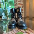 LOUIS VUITTON Wonderland Flat Ranger Black Brown Calfskin Monogram Boots SZ38.5(8.5US) Discount