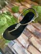 GIUSEPPE ZANOTTI Crystal Thong Sandals SZ 36 Supply