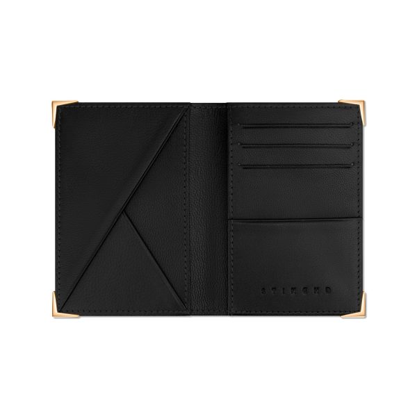 StingHD Diamond-Encrusted Rose Gold & Black Stingray Leather Wallet Online now