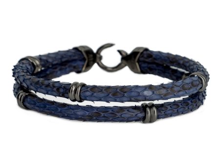 B425 Navy Python Black Platinum Online Sale