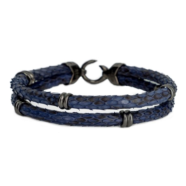 B425 Navy Python Black Platinum Online Sale