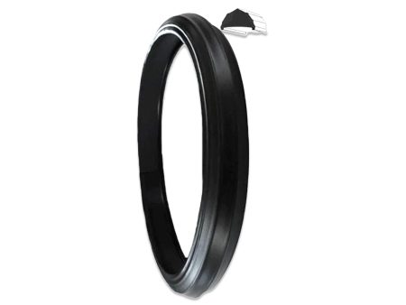 8  Black Vinyl Tire (Set of 2) - Fits 8  O. D. Rim | Item #: 07-208 Online Sale