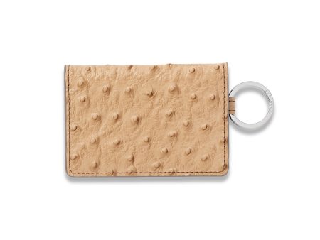 Oventure Leather ID Case Mocha Ostrich Supply