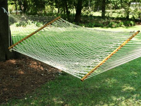 Large Original DuraCord Rope Hammock - White For Cheap