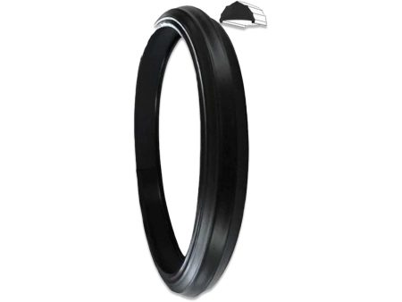 11  Black Vinyl Tire (Set of 2) - Fits 11  O. D. Rim | Item #: 07-211 Online Sale