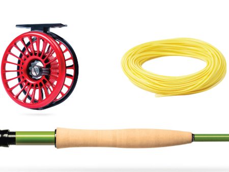 3wt 370 FastGlass Fly Rod & Trutta Reel Combo Hot on Sale