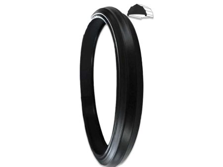 12  Black Vinyl Tire (Set of 2) - Fits 12  O. D. Rim | Item #: 07-212 on Sale