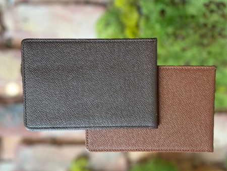 LOUIS VUITTON Brown Taiga Men s Wallet Set TS3695 For Sale