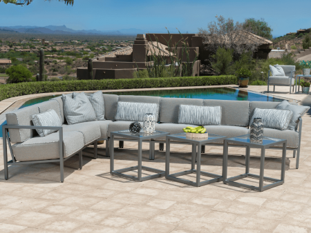 Woodard Salona Cushion Sectional Lounge Set Online now