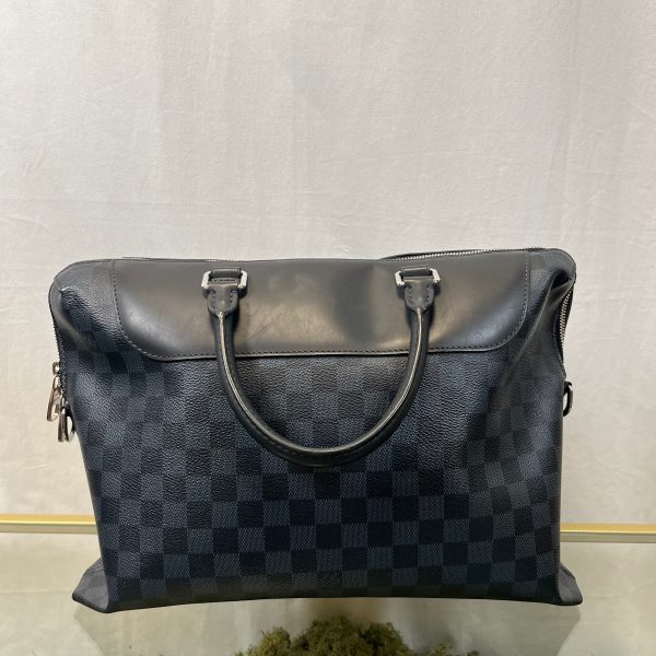 LOUIS VUITTON Damier Cobalt Porte-Documents Black Jour Bag Online