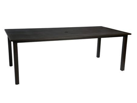 Woodard Elemental Rectangular  Umbrella Table Online now