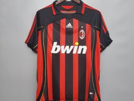 AC MILAN HOME RETRO JERSEY 06 07 Online Sale