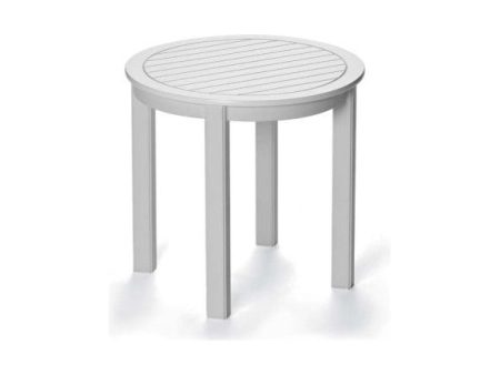 Telescope Casual Marine Grade Polymer 21   Round Deluxe End Table | TC5140 For Discount