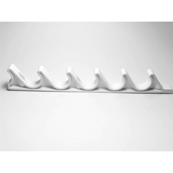 10 1 2  Long x 5 8  Wide 6 Position White Bracket Online now