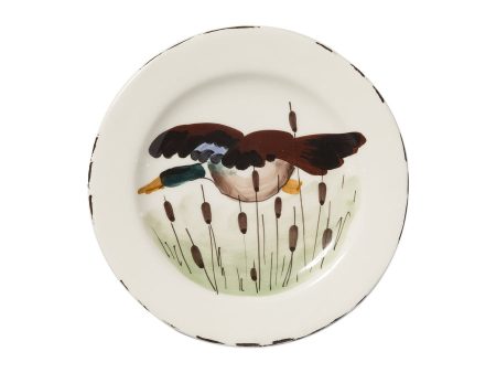 Vietri Wildlife Salad Plate, Mallard Fashion