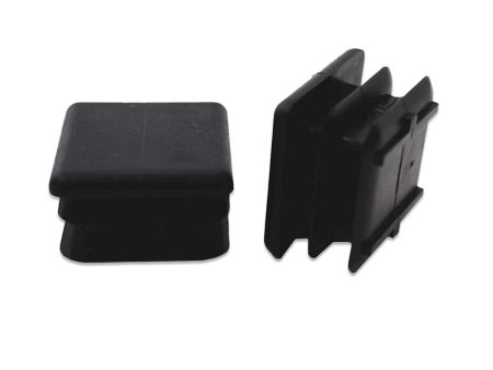 1  Square Multi-Gauge Chair Leg Insert | Black| Item 30-608B Supply