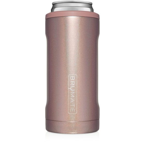 Brumate Hopsulator Slim Can - Glitter Rose Gold Online