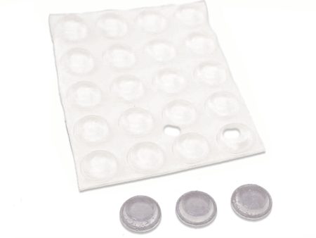 Self-Adhesive Clear (cylindrical) Bumpers | Pack of 25 For Cheap