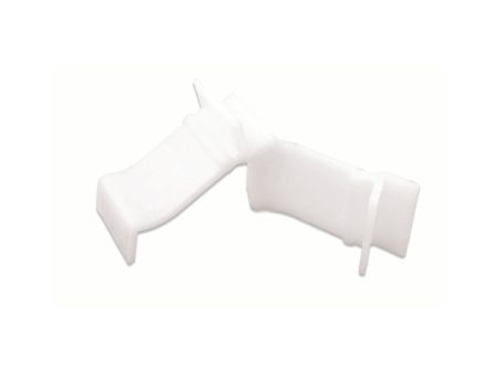 White Table Rim Clip | 1 1 2  x 3 4  | Item #30-916 | Pack of 8 Online Sale