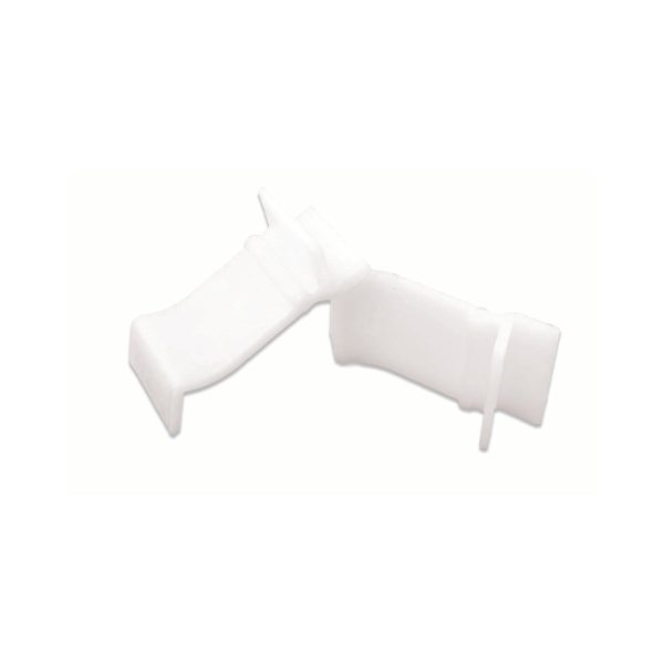 White Table Rim Clip | 1 1 2  x 3 4  | Item #30-916 | Pack of 8 Online Sale