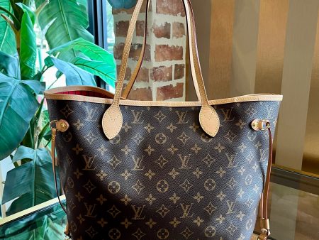 LOUIS VUITTON Neverfull MM Cherry Monogram Tote Online now