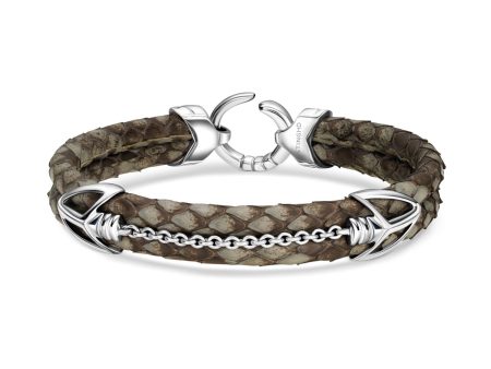 B470P Silver on Earthy Brown Python on Sale