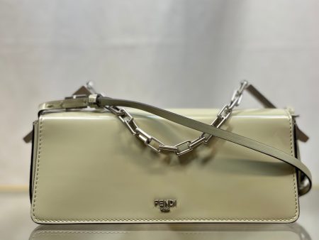 FENDI First Sight Green Tea Patent Calf Leather Shoulder Bag Online Sale