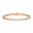 NB110 White Diamond Rose Gold Bracelet For Discount