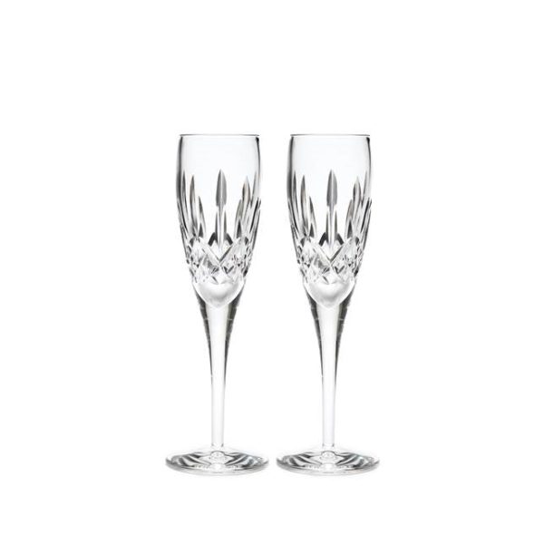 Waterford Lismore Nouveau Flutes, Pair Supply