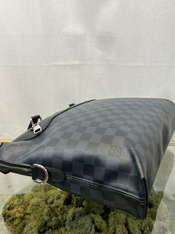 LOUIS VUITTON Damier Cobalt Porte-Documents Black Jour Bag Online