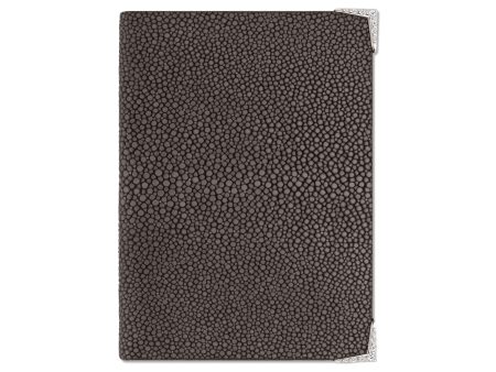 StingHD Diamond-Encrusted White Gold & Brown Stingray Leather Wallet Cheap