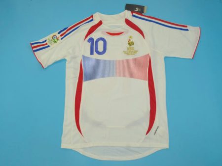 ZIDANE France 2006 Away Retro Formotion Soccer Jersey Online now