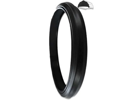 6  Black Vinyl Tire (Set of 2) - Fits 6  O. D. Rim | Item #: 07-206 Cheap