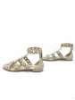 PRADA Beige Suede Rivet Stud Caged Sandals Online