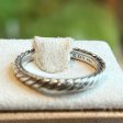 DAVID YURMAN Stack 925 Sterling Silver Cable Collectibles Ring SZ7 Online Sale