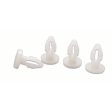 White Single Wrap Plastic Rivet Item #30-516 | Qty 100 Sale