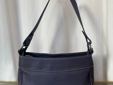 BALENCIAGA BB Gray Leather Shoulder Bag Cheap