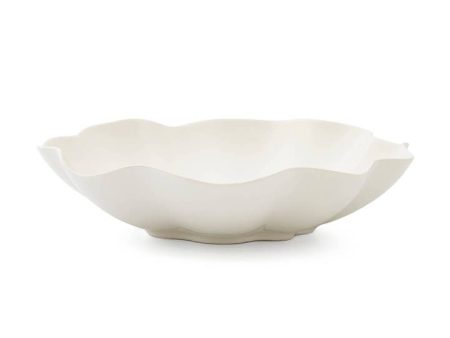 Floret White Serving Bowl For Cheap